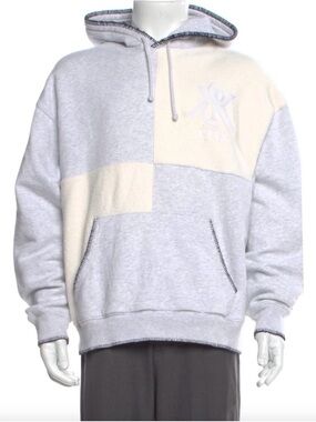 Kith Cream & Light Gray Hoodie